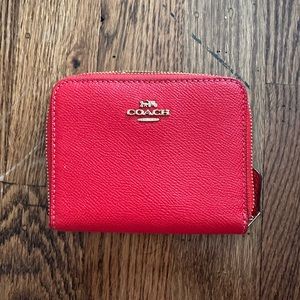 Red Coach Wallet